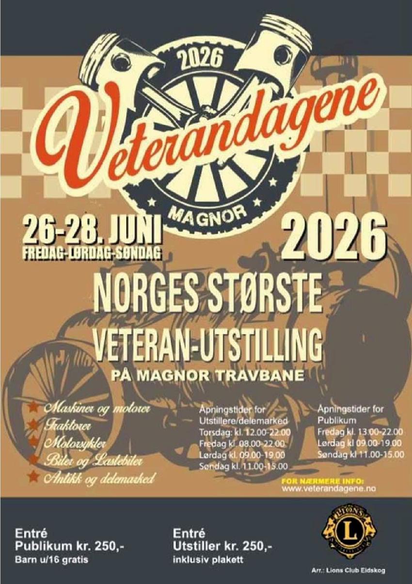 Veterandagene 2026